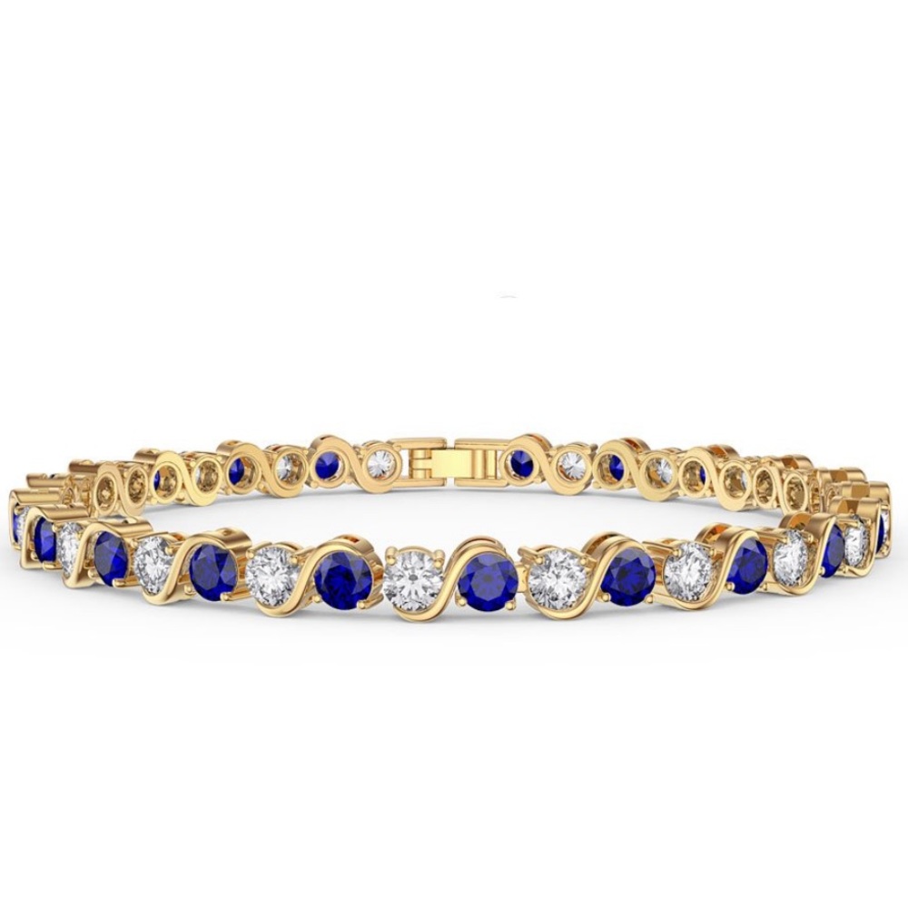 Gold & Sapphire Bracelet